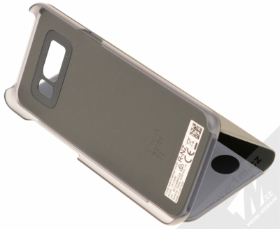 Samsung EF-ZG950CB Clear View Standing Cover originální flipové pouzdro pro Samsung Galaxy S8 černá (black) stojánek