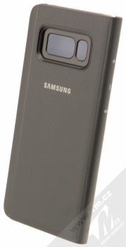 Samsung EF-ZG950CB Clear View Standing Cover originální flipové pouzdro pro Samsung Galaxy S8 černá (black) zezadu