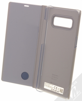 Samsung EF-ZN950CV Clear View Standing Cover originální flipové pouzdro pro Samsung Galaxy Note 8 fialovošedá (orchid gray) otevřené