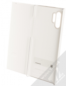 Samsung EF-ZN975CW Clear View Cover originální flipové pouzdro pro Samsung Galaxy Note 10 Plus bílá (white) otevřené