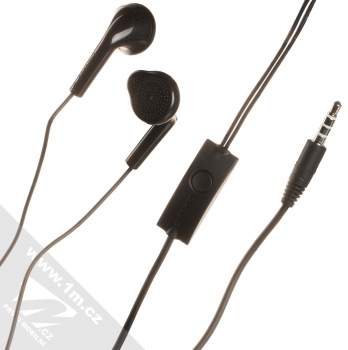 Samsung EHS61ASFBE originální stereo headset s tlačítkem a konektorem Jack 3,5mm černá (black)