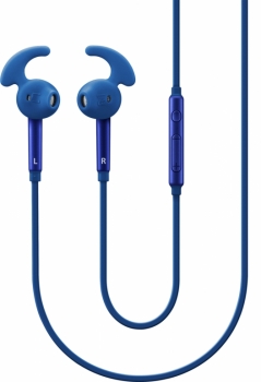 Samsung EO-EG920BL originální stereo headset s tlačítkem a konektorem Jack 3,5mm modrá (blue) komplet se sportovním špuntem