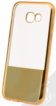 Sligo Electroplate Half TPU pokovený ochranný kryt pro Samsung Galaxy A5 (2017) zlatá (gold)