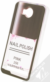 Sligo Liquid Glitter Nail ochranný kryt s přesýpacím efektem třpytek pro Huawei Y3 II růžová (pink) fáze 1