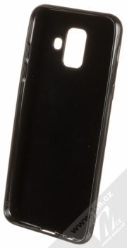 Sligo Magic TPU ochranný kryt s flitry pro Samsung Galaxy A6 (2018) černá (black) zepředu