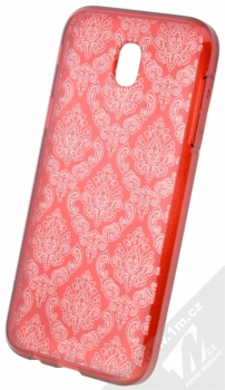 Sligo Ornament TPU ochranný kryt s motivem pro Samsung Galaxy J5 (2017) červená (red)