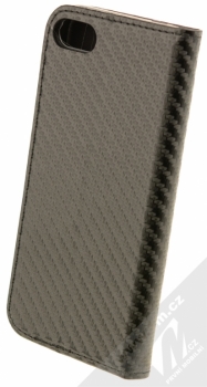 Sligo Smart Carbon flipové pouzdro pro Apple iPhone 7 černá (black) zezadu