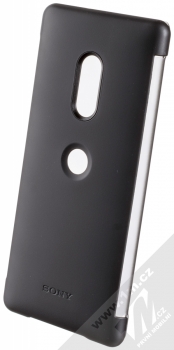 Sony SCTH70 Style Cover Touch originální flipové pouzdro pro Sony Xperia XZ3 černá (black) zezadu