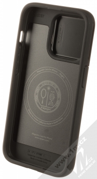 Spigen Optik Armor Mag MagSafe odolný ochranný kryt pro Apple iPhone 14 Pro černá (black) zepředu