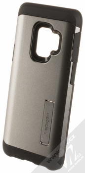 Spigen Tough Armor odolný ochranný kryt se stojánkem pro Samsung Galaxy S9 kovově šedá (gunmetal)
