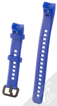 Tactical Diagonal Lines Strap silikonový pásek na zápěstí pro Honor Band 4, Band 5 modrá (blue) zezadu