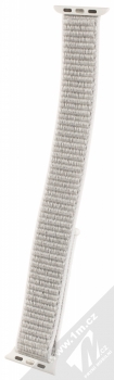 Tactical Nylon Strap textilní pásek na zápěstí pro Apple Watch 38mm, Watch 40mm stříbrná (silver) zezadu