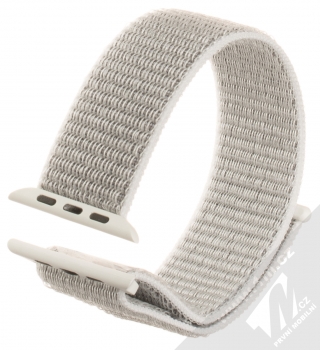 Tactical Nylon Strap textilní pásek na zápěstí pro Apple Watch 42mm, Watch 44mm, Watch 45mm stříbrná (silver)