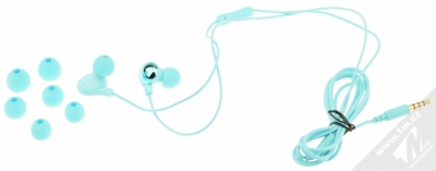 USAMS Ewave sluchátka s mikrofonem a ovladačem modrá (blue) balení