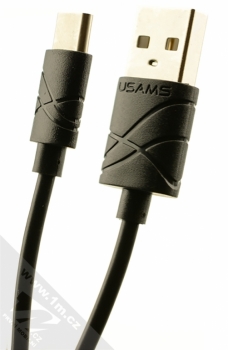 USAMS U-Gee USB kabel s USB Type-C konektorem pro mobilní telefon, mobil, smartphone, tablet černá (black)