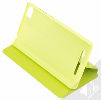 Xiaomi Flip Cover flipové pouzdro pro Xiaomi Mi4c, Mi4i zelená (lime) stojánek