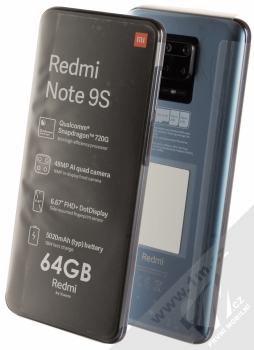 Xiaomi Redmi Note 9S 4GB/64GB šedá (interstellar grey)