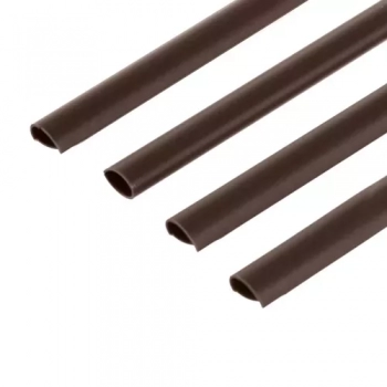 1Mcz Spony pro montáž plotové pásky 19 x 1,25 cm 20ks hnědá (brown)