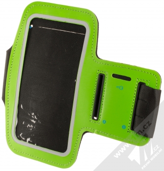 1Mcz Armband sportovní pouzdro na paži pro mobilní telefon od 5.0 do 6.0 palců zelená (green)