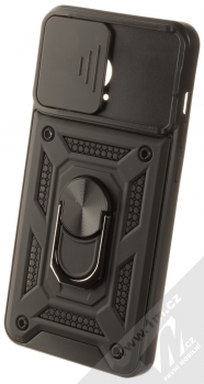 1Mcz Armor CamShield odolný ochranný kryt s držákem na prst pro Apple iPhone 14 Pro černá (black)
