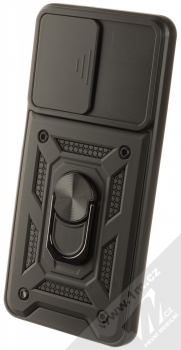 1Mcz Armor CamShield odolný ochranný kryt s držákem na prst pro Samsung Galaxy M53 5G černá (black)