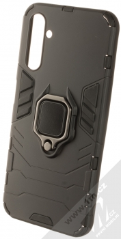 1Mcz Armor Ring odolný ochranný kryt s držákem na prst pro Samsung Galaxy A14, Galaxy A14 5G černá (black)