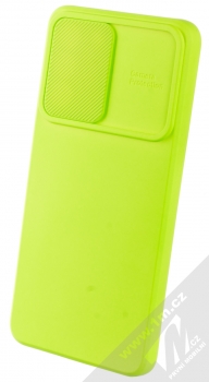 1Mcz CamShield Soft ochranný kryt pro Samsung Galaxy S21 FE limetkově zelená (lime green)