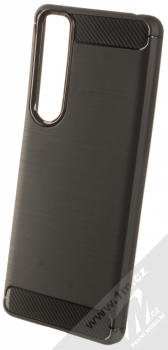 1Mcz Carbon TPU ochranný kryt pro Sony Xperia 1 III černá (black)