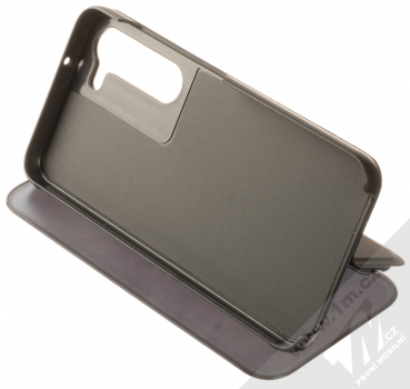 1Mcz Clear View flipové pouzdro pro Samsung Galaxy S23 černá (black) stojánek