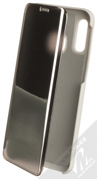 1Mcz Clear View flipové pouzdro pro Samsung Galaxy A40 stříbrná (silver)