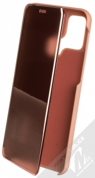 1Mcz Clear View flipové pouzdro pro Samsung Galaxy M21 růžová (pink)