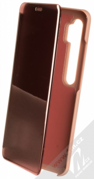 1Mcz Clear View flipové pouzdro pro Xiaomi Mi Note 10 Lite růžová (pink)