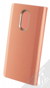 1Mcz Clear View flipové pouzdro pro Xiaomi Redmi Note 4 (Global Version) růžová (pink) zezadu