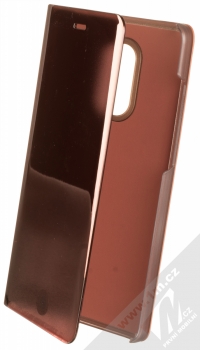 1Mcz Clear View flipové pouzdro pro Xiaomi Redmi Note 4 (Global Version) růžová (pink)