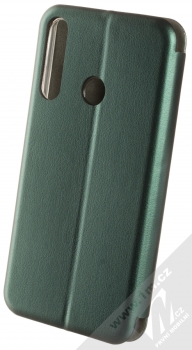 1Mcz Elegance Book flipové pouzdro pro Huawei Y6p tmavě zelená (dark green) zezadu