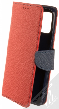 1Mcz Fancy Book flipové pouzdro pro Samsung Galaxy A03s červená modrá (red blue)