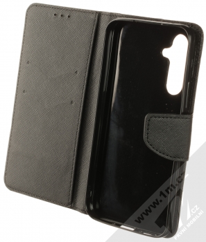 1Mcz Fancy Book flipové pouzdro pro Samsung Galaxy A54 5G černá (black) otevřené