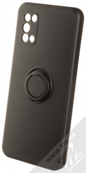 1Mcz Grip Ring Skinny ochranný kryt s držákem na prst pro Samsung Galaxy A03s černá (black)
