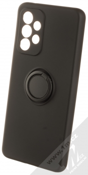 1Mcz Grip Ring Skinny ochranný kryt s držákem na prst pro Samsung Galaxy A33 5G černá (black)