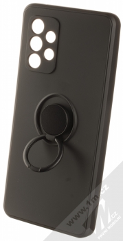 1Mcz Grip Ring Skinny ochranný kryt s držákem na prst pro Samsung Galaxy A52, Galaxy A52 5G, Galaxy A52s 5G černá (black) držák