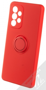 1Mcz Grip Ring Skinny ochranný kryt s držákem na prst pro Samsung Galaxy A53 5G červená (red)