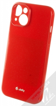 1Mcz Jelly Skinny TPU ochranný kryt pro Apple iPhone 14 červená (red)