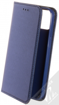 1Mcz Magnet Book Color flipové pouzdro pro Apple iPhone 13 tmavě modrá (dark blue)