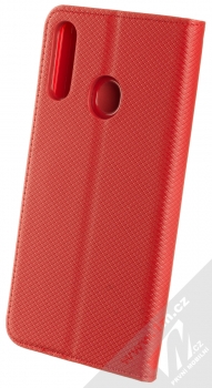 1Mcz Magnet Book Color flipové pouzdro pro Samsung Galaxy A20s červená (red) zezadu