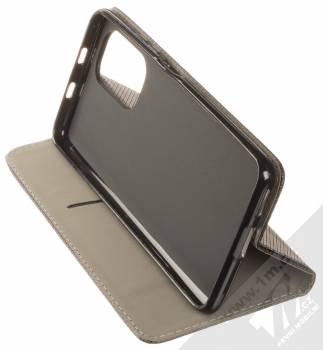 1Mcz Magnet Book Color flipové pouzdro pro Xiaomi Poco F3 černá (black) stojánek