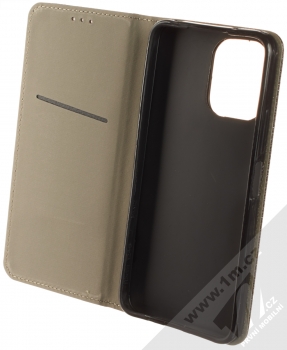1Mcz Magnet Book Color flipové pouzdro pro Xiaomi Redmi 12, Redmi 12 5G černá (black) otevřené