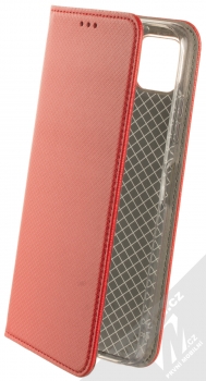 1Mcz Magnet Book flipové pouzdro pro Samsung Galaxy A22 5G červená (red)
