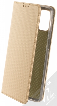 1Mcz Magnet Book flipové pouzdro pro Samsung Galaxy M31s zlatá (gold)