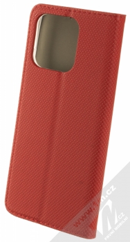 1Mcz Magnet Book flipové pouzdro pro Xiaomi Redmi 12C, Poco C55 červená (red) zezadu