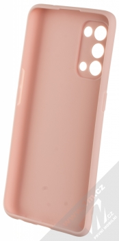 1Mcz Matt Skinny TPU ochranný silikonový kryt pro Oppo Reno5, Reno5 5G, Reno5 K, Find X3 Lite světle růžová (powder pink) zepředu